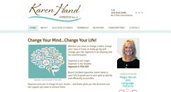 Desktop Screenshot of karenhand.com