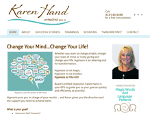 Tablet Screenshot of karenhand.com